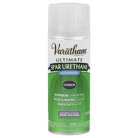 Varathane Varathane Ultimate Semi-Gloss Crystal Clear Water-Based Acrylic Modified Urethane Spar Urethane Spra 250181